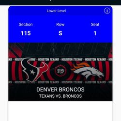 π¨π¨π¨2 HOUSTON TEXANS TICKETS!! LOWER LEVEL!  THIS SUNDAY!!