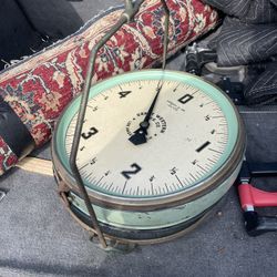 Antique Industrial Food And Meat, Scale, Kitchen Decor, Complete