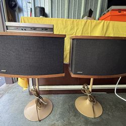 Bose 901 Series V Speakers w/ Active Equalizer – Tested – Complete System
