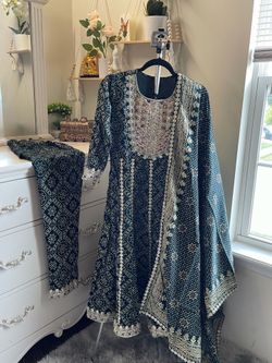 Beautiful Anarkali style suit