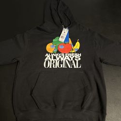 ADIDAS ORIGINALS ALWAYS FRESH HOODIE BLACK MENS MEDIUM SWEATSHIRT HD5259 🔥🔥