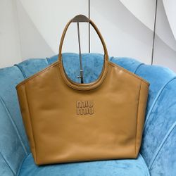 Brown high-end handbag, crossbody tote bag
