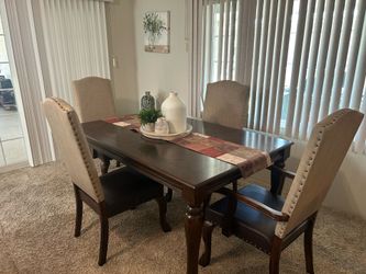Brown Dining Room Table