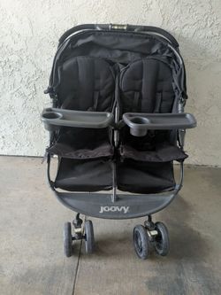 Joovy Double Stroller Black