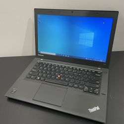 Lenovo ThinkPad T440 14” Laptop 2.30ghz Core i5-4200U 8GB RAM 480GB SSD Win 10 Pro Webcam WiFi Mini DisplayPort 