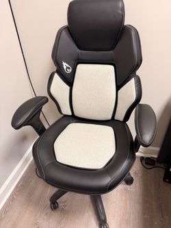 Gaming Chair Black and Cream