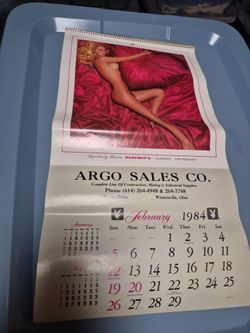 1984 Argo Playboy Calender all 12 months