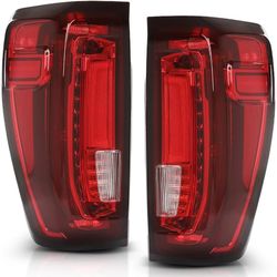 LED Tail Lights for GMC Sierra 1(contact info removed)HD 3500HD 2019-2023 Pair Red Lens