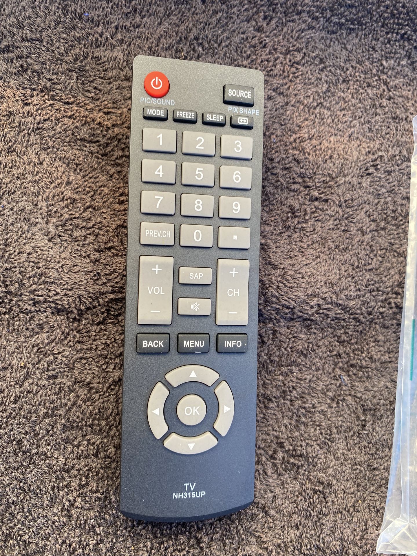 TV Remote Control For Sanyo 