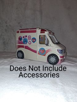 Barbie Transforming Ambulance And Clinic (Accessories Not Included)