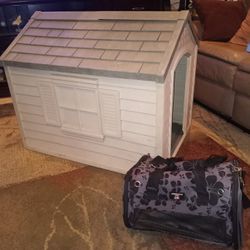Dog House and small dog Carrier 