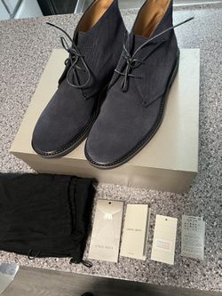 Giorgio Armani Men’s Chukka Boot Blue Size 9