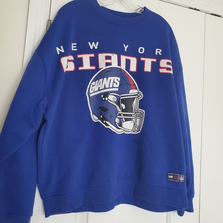 Vintage NEW YORK GIANTS HOODIE SIZE MED. 2 LARGE TEES AVAILABLE