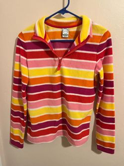 Circo Kids Striped Fleece Quarter-Zip Pullover
