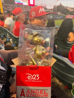 D23 x Angel Stadium Mickey Mouse Gold Bobblehead