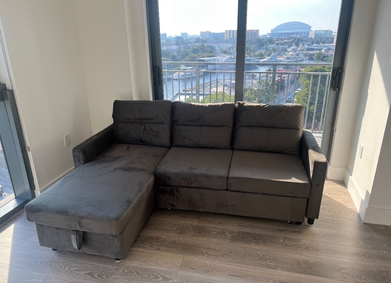 Reversible Sectional Sofa Bed Sleeper