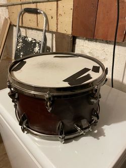 Orange County Drum & Percussion Maple Ash Snare Drum - 7 x 13 in. Chestnut Matte Finish