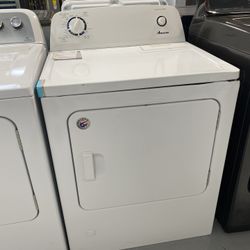 Amana White 6.5 Cu. Ft. Gas Dryer With Wrinkle Prevent Option