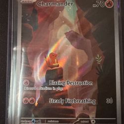 Charmander Illustration Rare Pokemon Card 