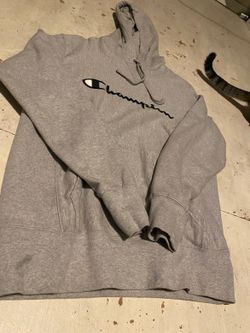 Grey champion hoodie