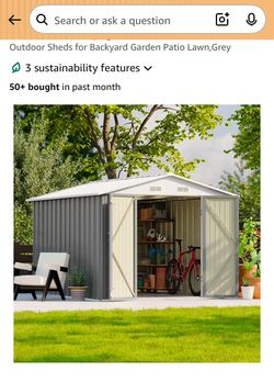 8X10 metal Shed.