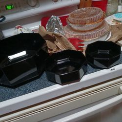 2 Sets Of 3pc Set Ceramic Black Chip Dip Etc Sets 5 Each Set Pick Up Jupiter Look My Post Moving