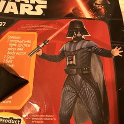 Darth Vader Halloween costume Light Up B-12