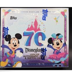 2025 Topps Disneyland 70th Anniversary Park Exclusive Hobby Box! - 2 Available
