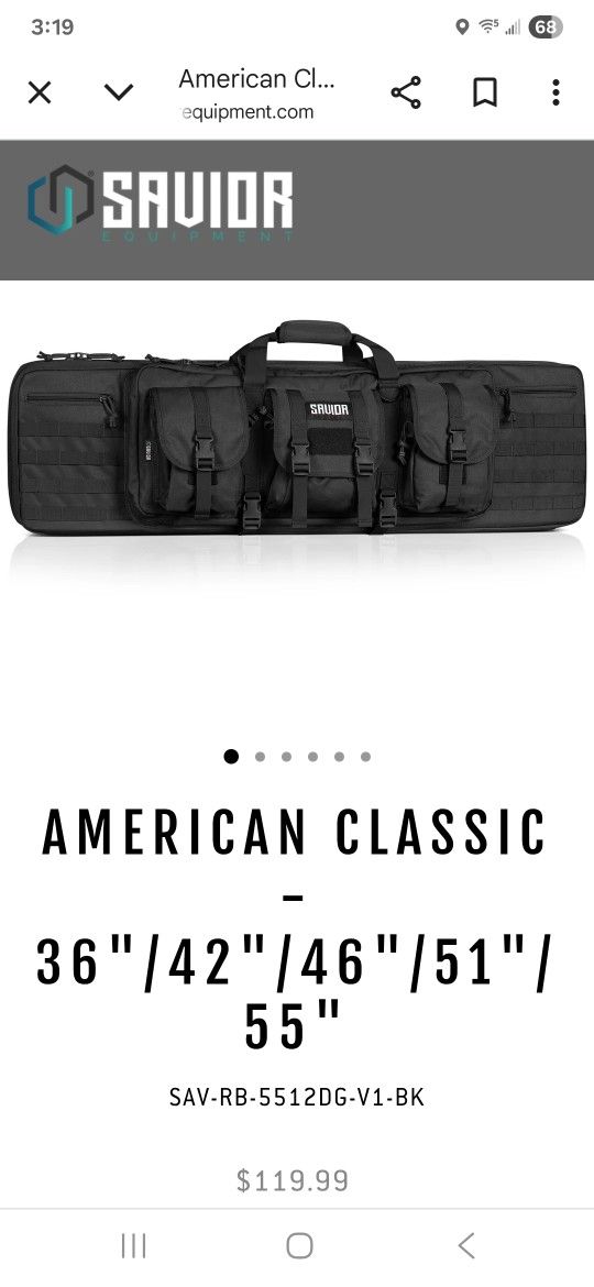 Savior Double Rifle Case