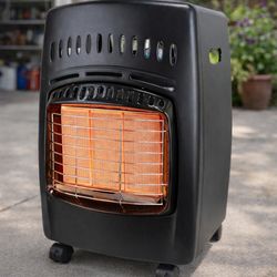 Like New Black Dyna-Glo 18,000 BTU Propane Cabinet Heater