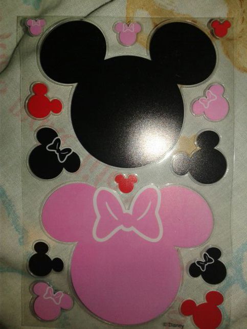Mickey & Minnie Mouse Ears Sticker Sheet