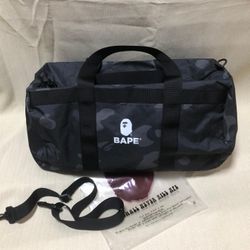 Bape Black Camo Duffel Bag