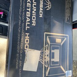 Silverback Junior Youth 33" Basketball Hoop with Lock ‘n Rock Mounting Technology Mounts to Round and Vertical Poles