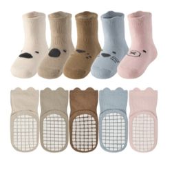 Baby Toddler 5pk NoN Slip Socks. New. N. Jones and Horse 