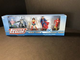 Justice league Alex Ross action figures 5 collectibles brand new