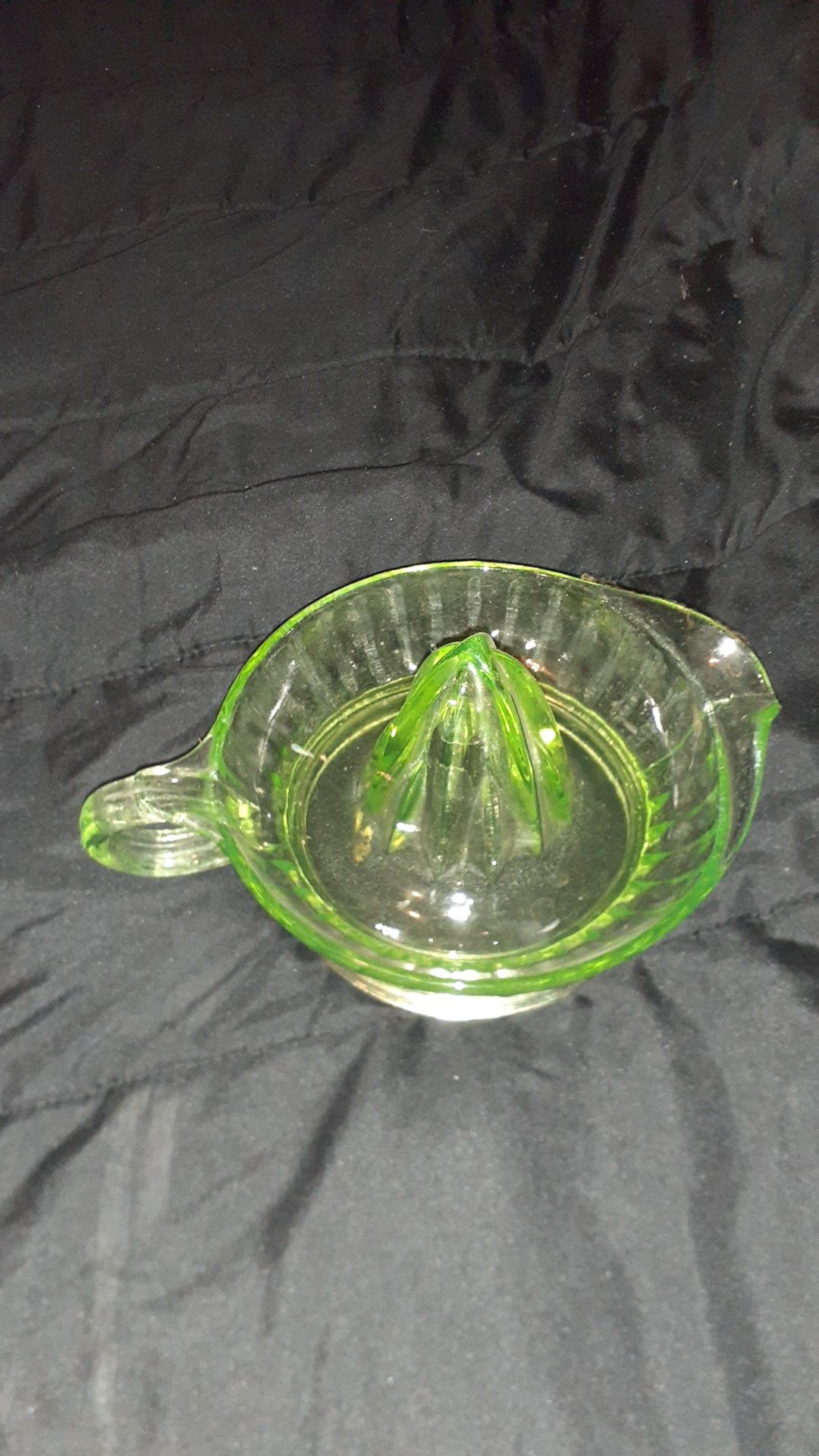 ### Antique Vaseline Glass ###