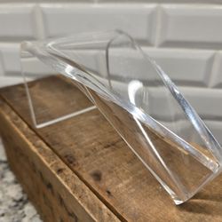 Vintage Lucite Hollywood Regency Style Soap Dish