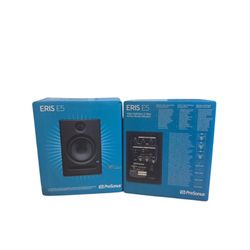 Qty (2) PreSonus Eris E5 High Definition 2-Way Active Studio Monitor Speakers