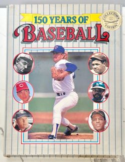 Baseball Collectors Edition-150 Years of Baseball-1989 Hardcover Edition-Vintage-Excellent Condition.