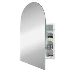 Arched Medicine Cabinet With Mirror 20X30 Inch
