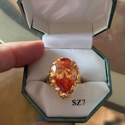 Beautiful Citrine Ring