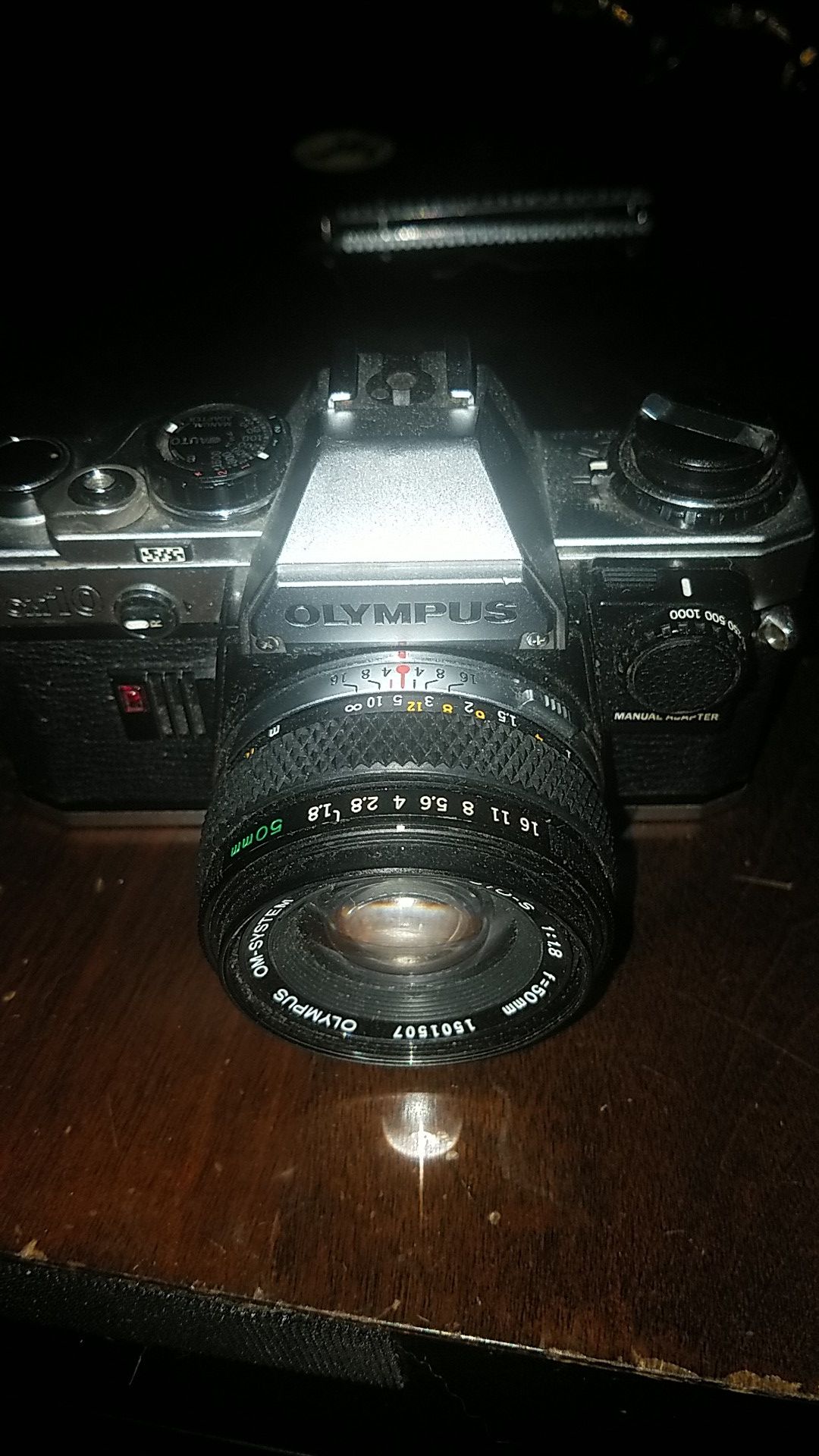 Olympus OM-10 SLR w/F.zuiko 50mm Lens Camera