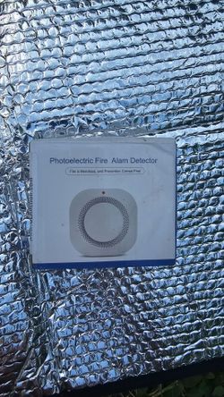 NEW Photoelectric Smoke Detector / Fire Alarm