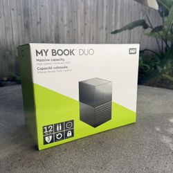 WD  My Book Duo Desktop RAID Storage.