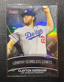2016 Clayton Kershaw #SL-CK  Bowman's Best Stat Lines Los Angeles Dodgers