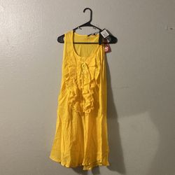 New With Tags Yellow dress ( Small Size )