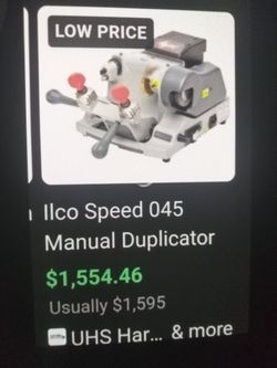 ****ILCO KEY CUTTING MACHINE USED 6X ORSO LIKE NEW LOOK AT PICS**