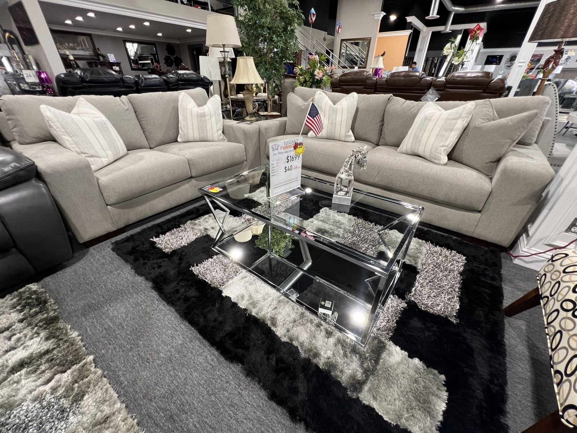 2 Pc Sofa And Loveseat