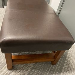 Leather Coffee Table/ottoman