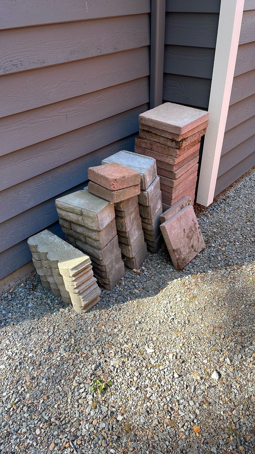 Pavers, retaining wall bricks, etc.